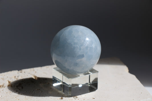 Blue Calcite Sphere 005