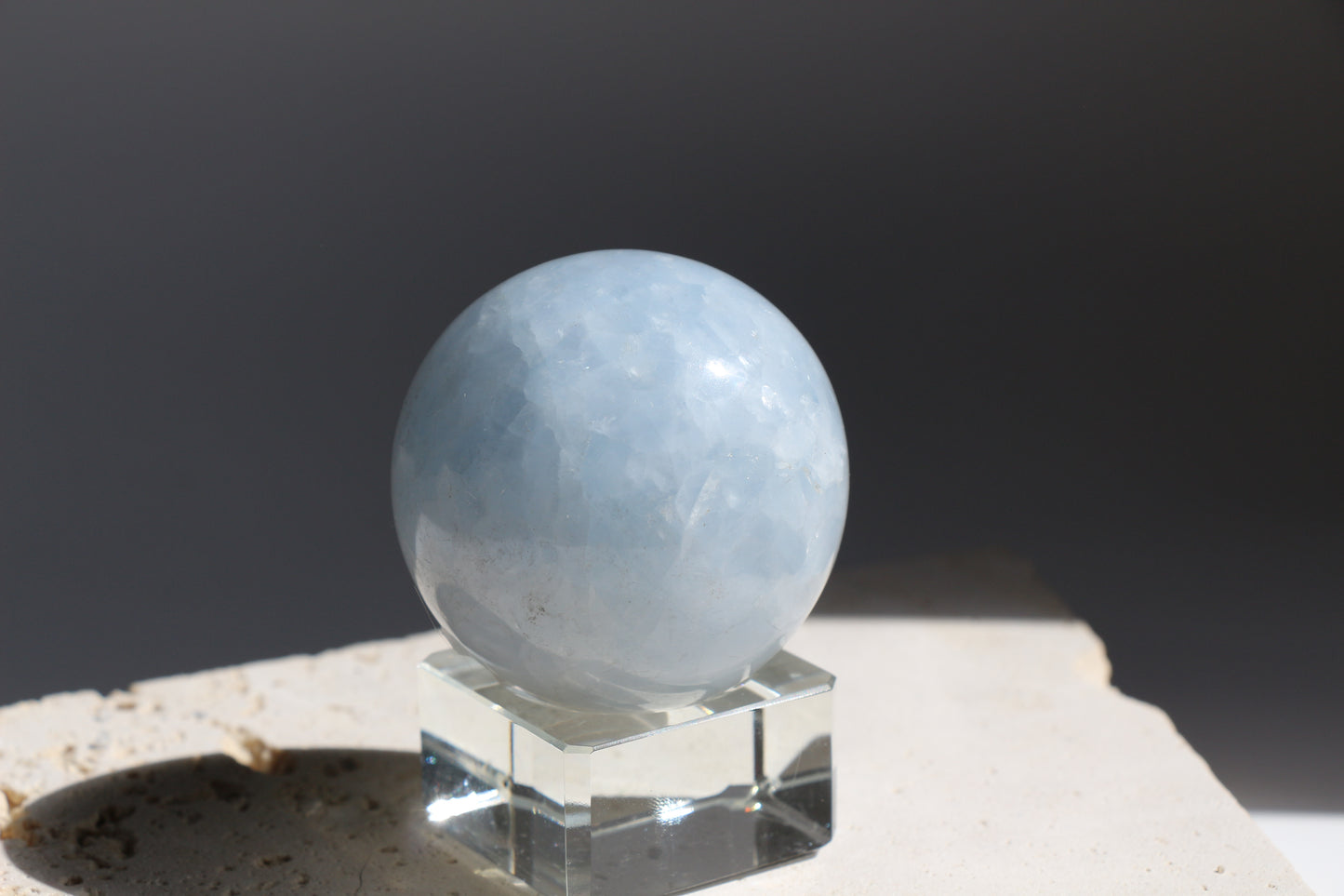 Blue Calcite Sphere 005