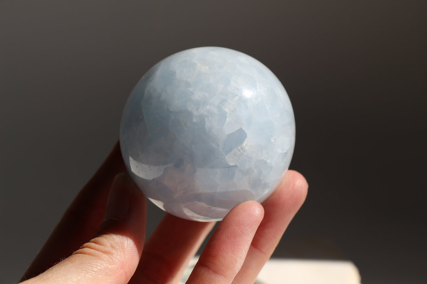 Blue Calcite Sphere 005