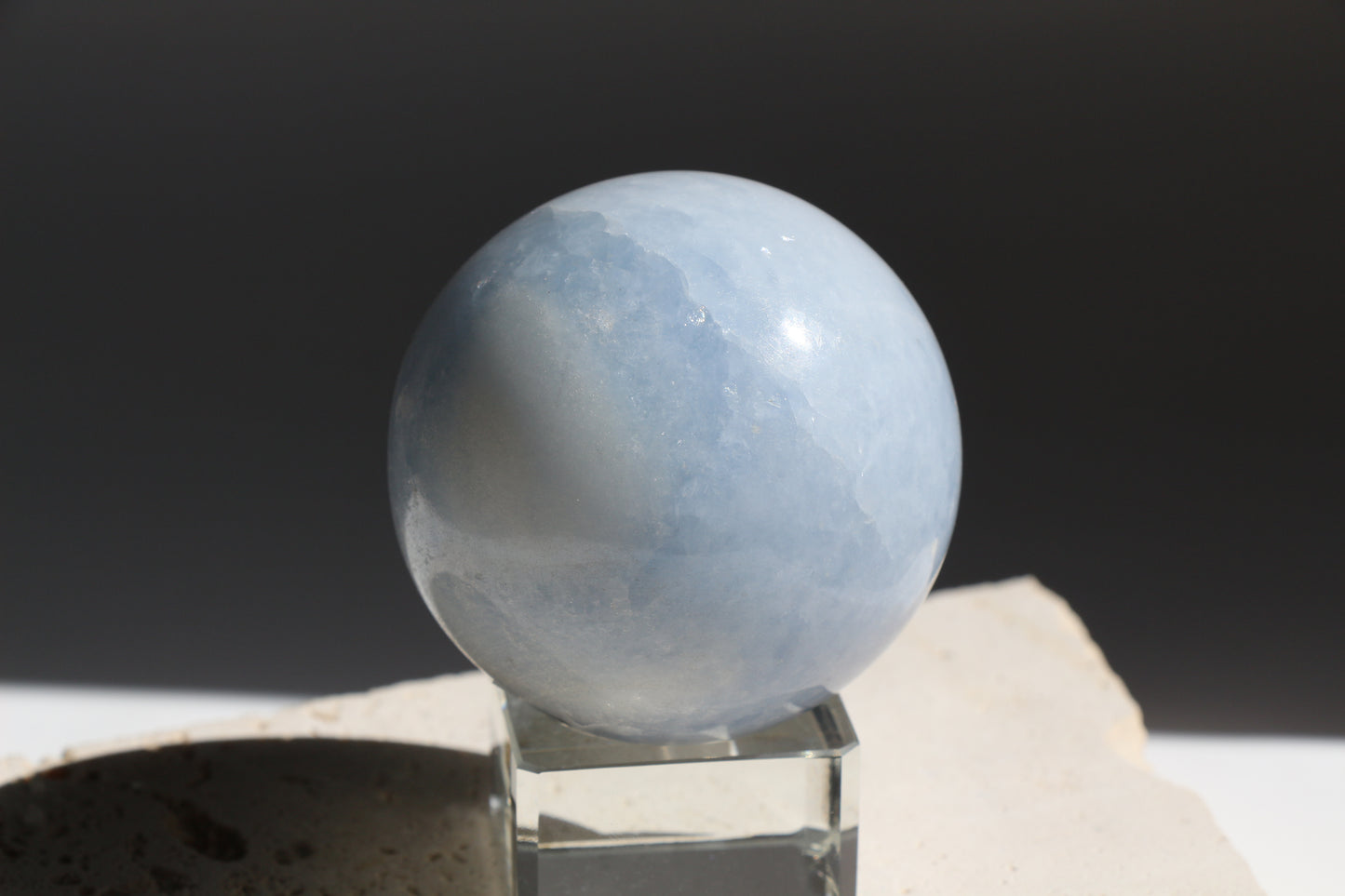 Blue Calcite Sphere 002