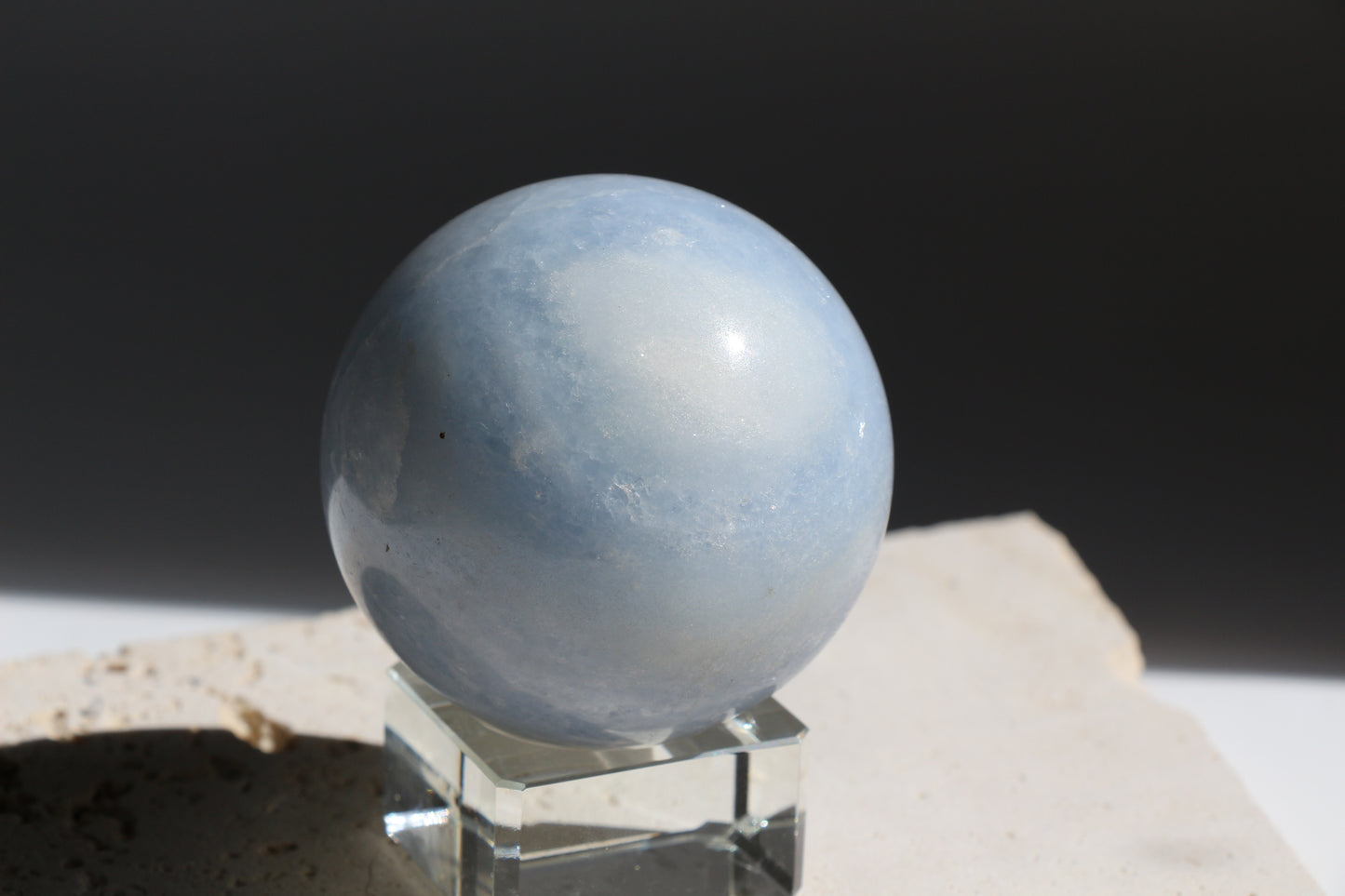 Blue Calcite Sphere 002