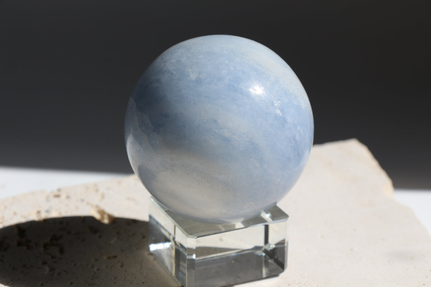 Blue Calcite Sphere 002