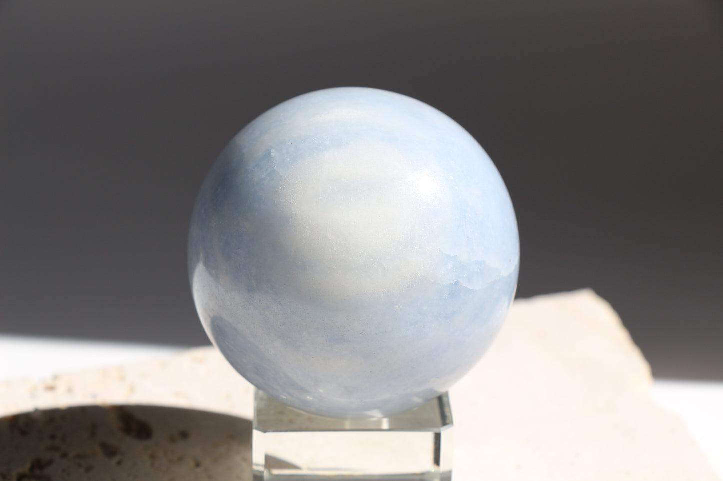 Blue Calcite Sphere 002