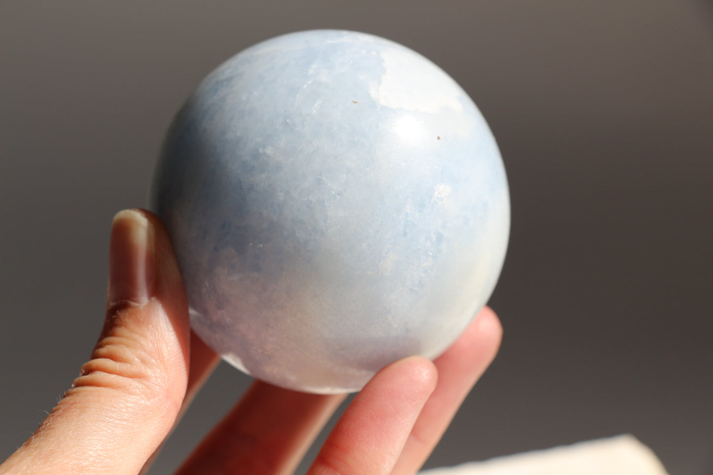 Blue Calcite Sphere 002