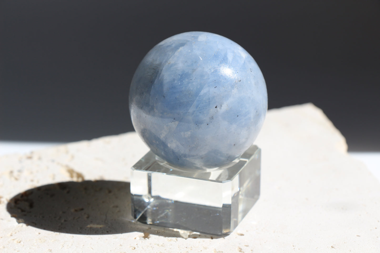 Blue Calcite Sphere 003