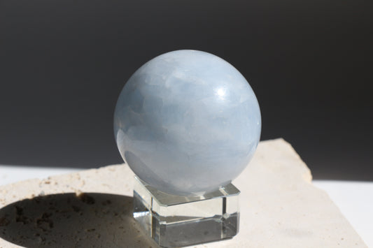 Blue Calcite Sphere 006