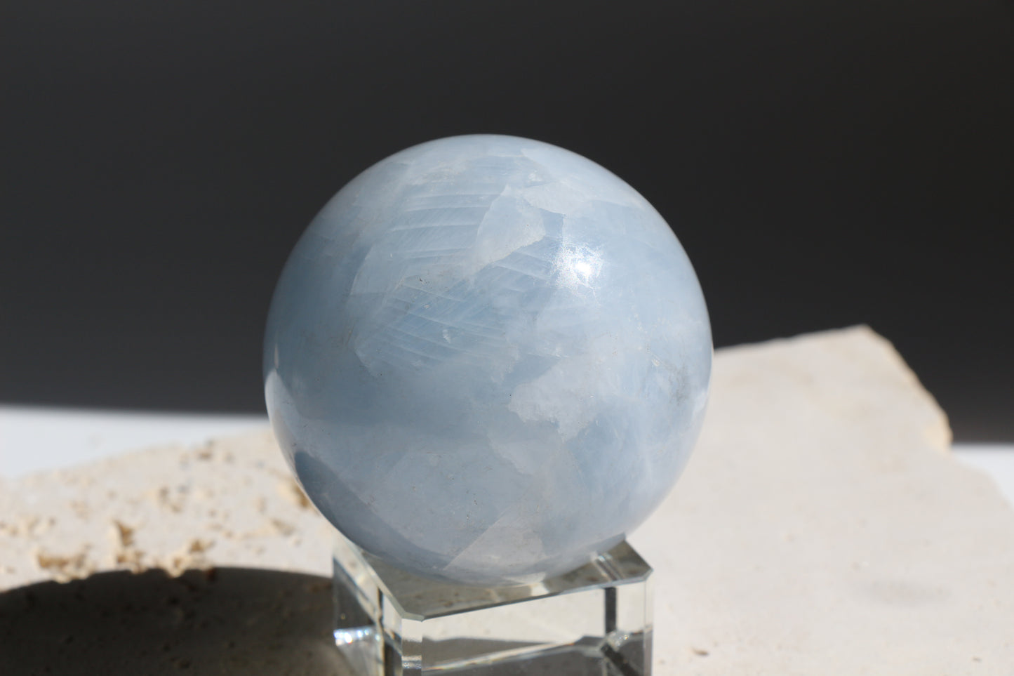 Blue Calcite Sphere 006