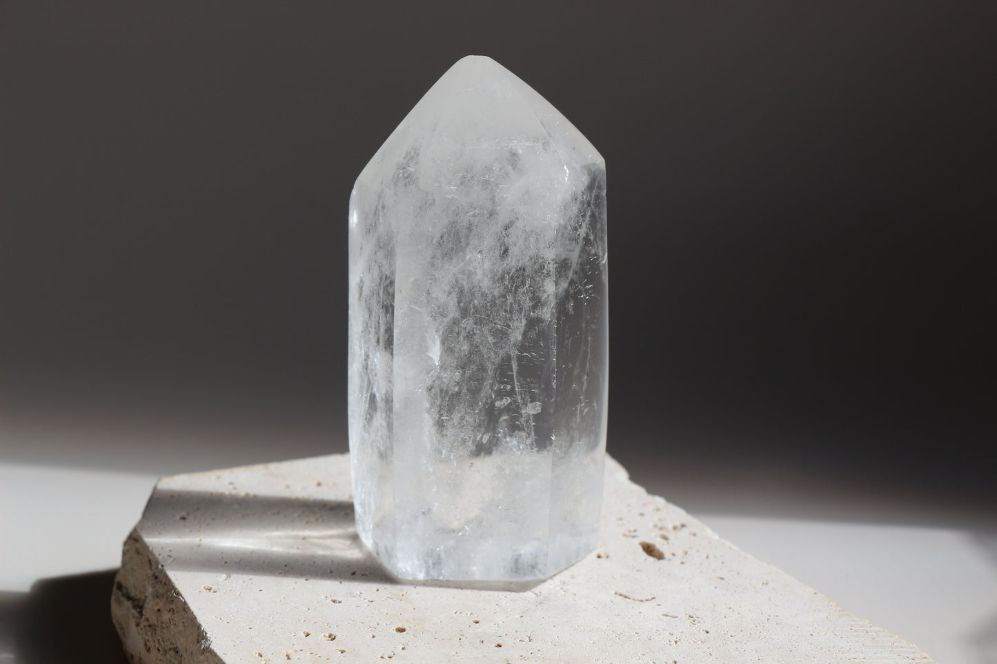 Clear Quartz Tower 001