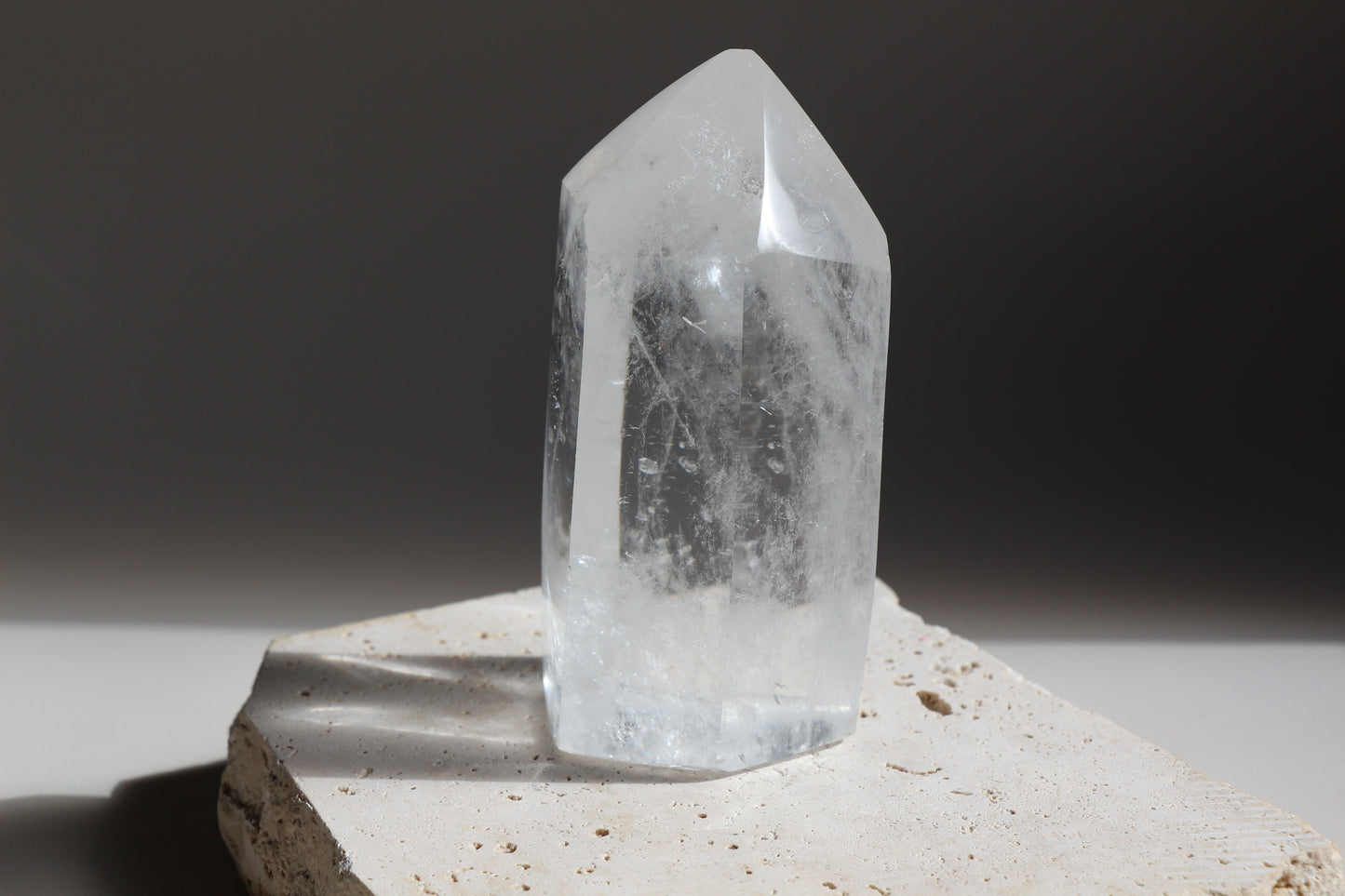 Clear Quartz Tower 001