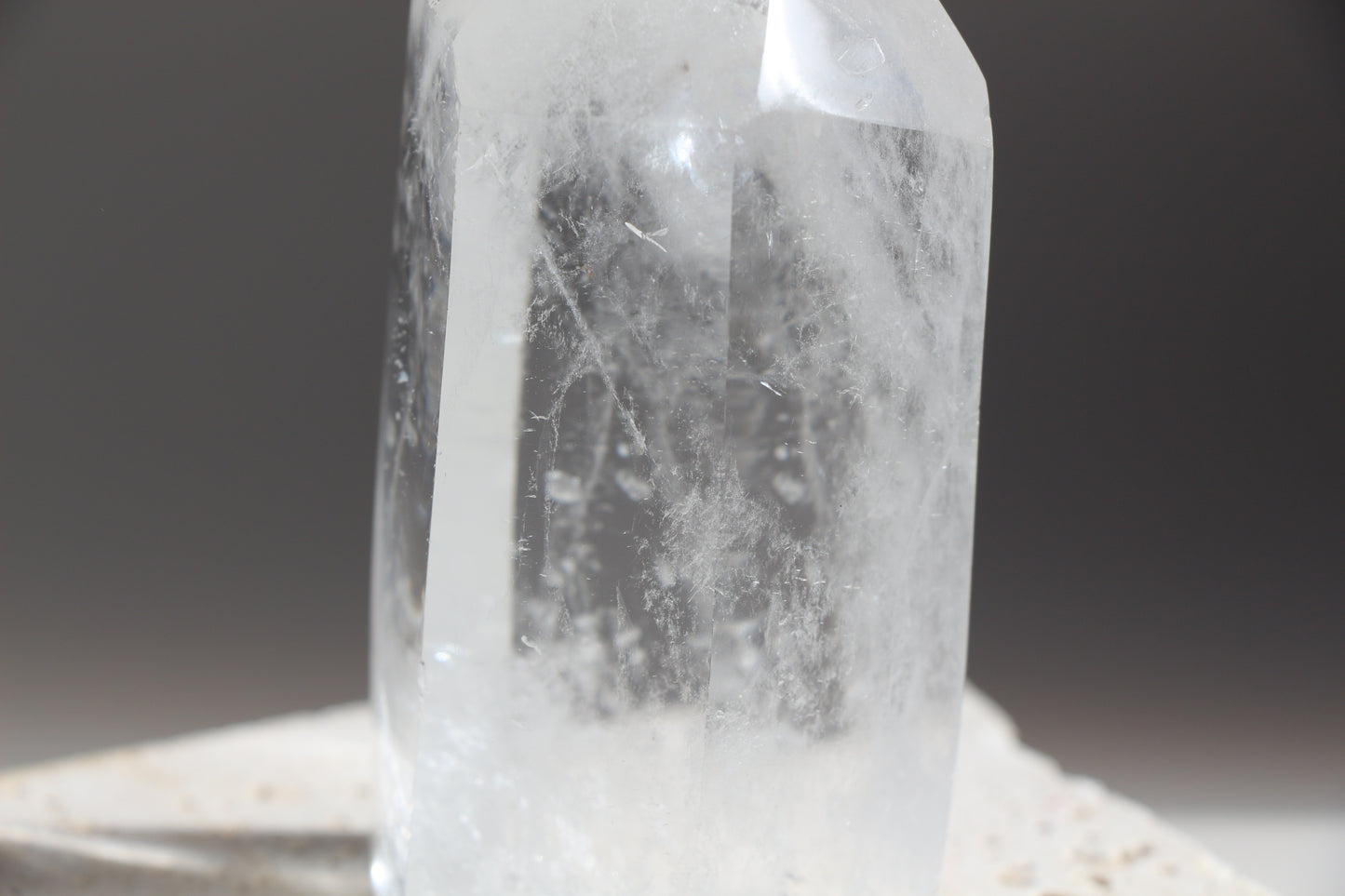 Clear Quartz Tower 001