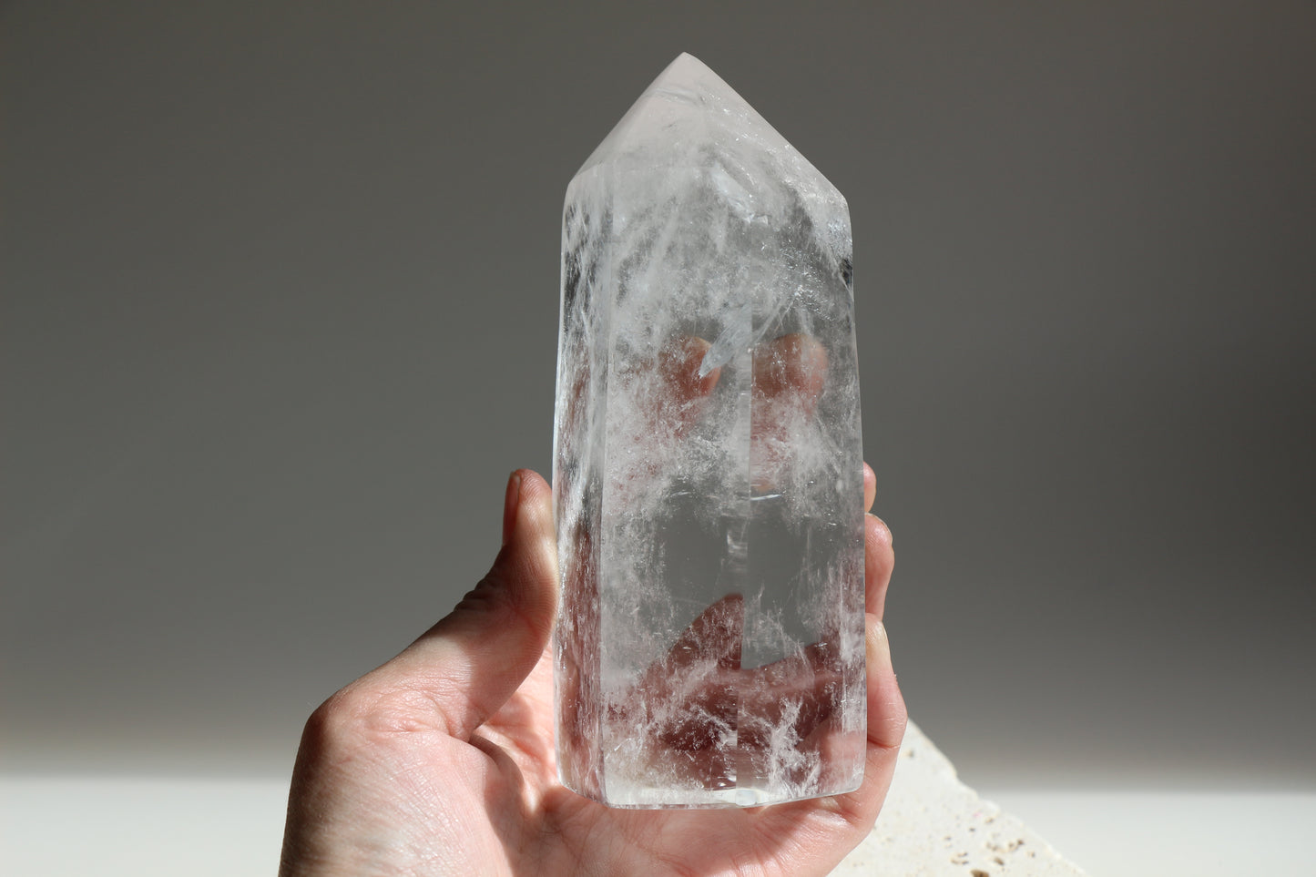 Clear Quartz Tower 003