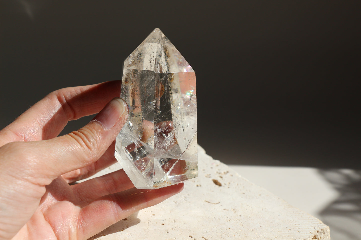 Clear Quartz Tower 004