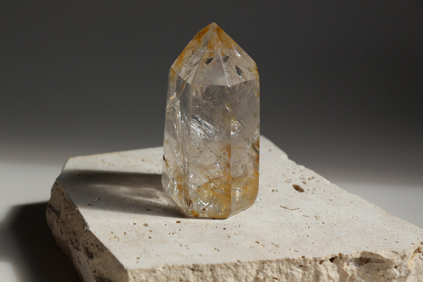 Clear Quartz Tower 005