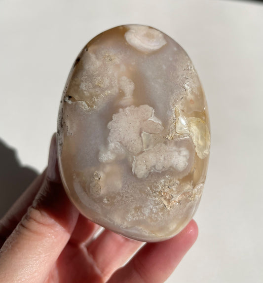 Coral Flower Agate Gallet