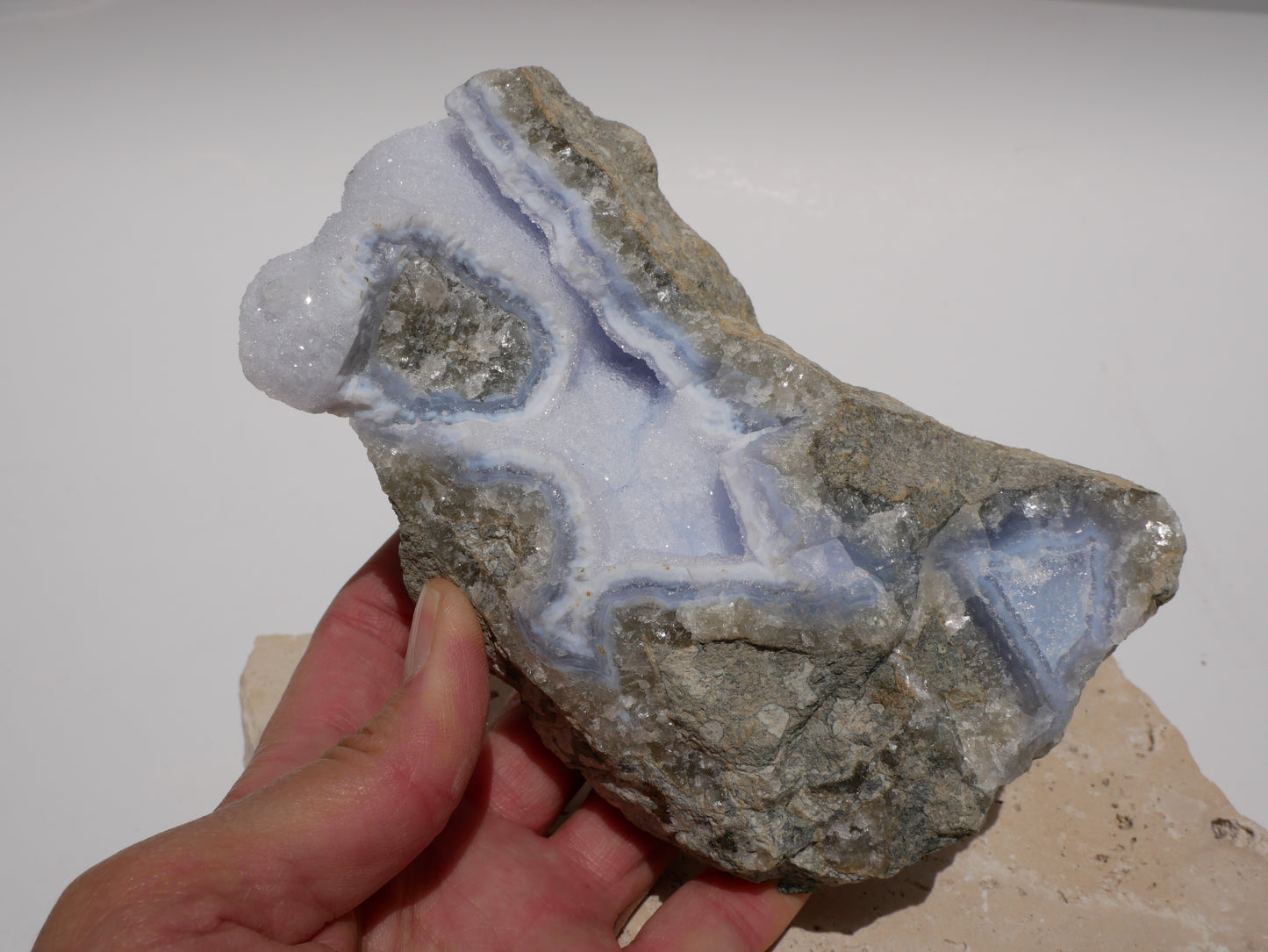 Blue Lace Agate Raw 001