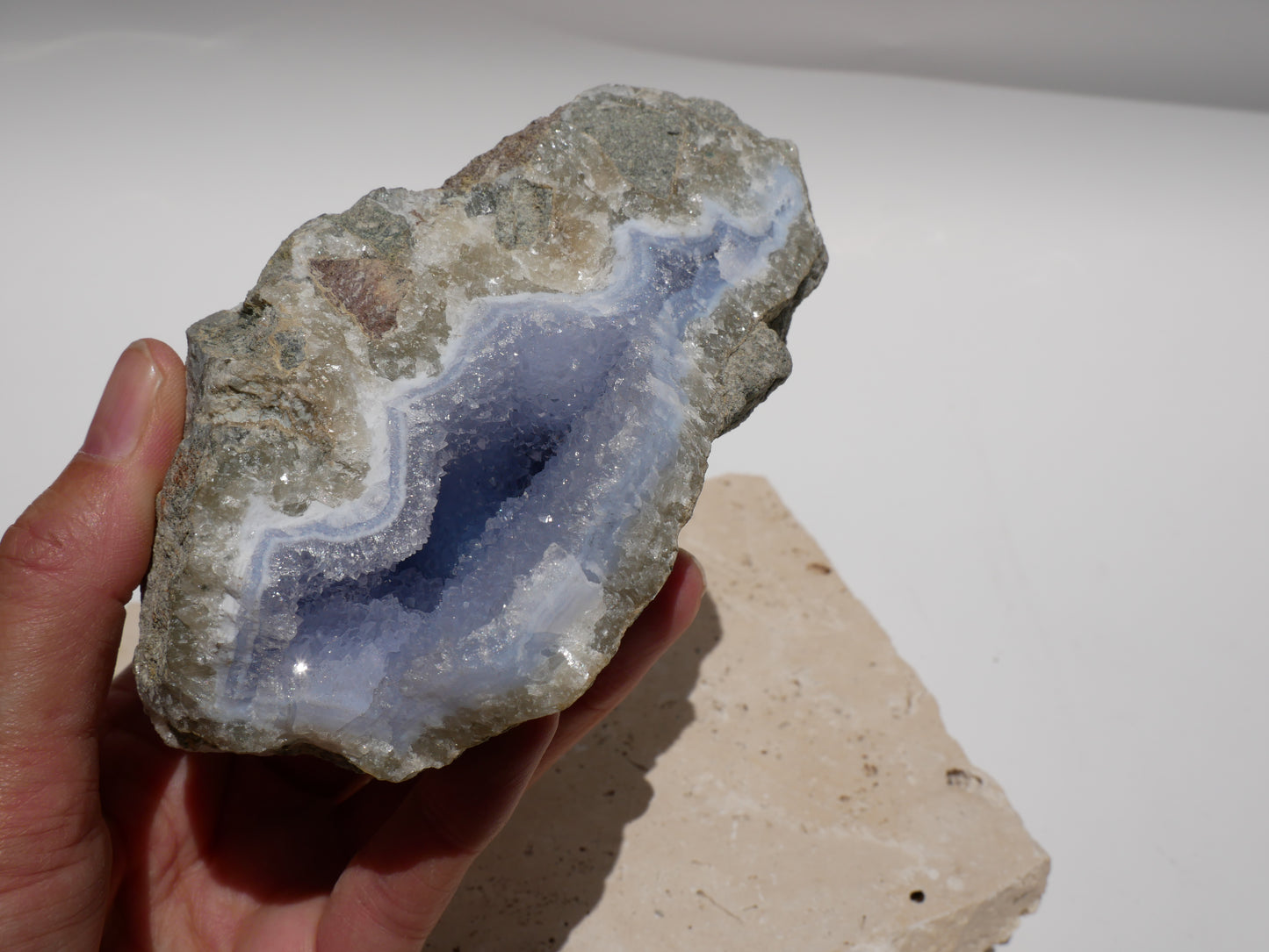 Blue Lace Agate Raw 002